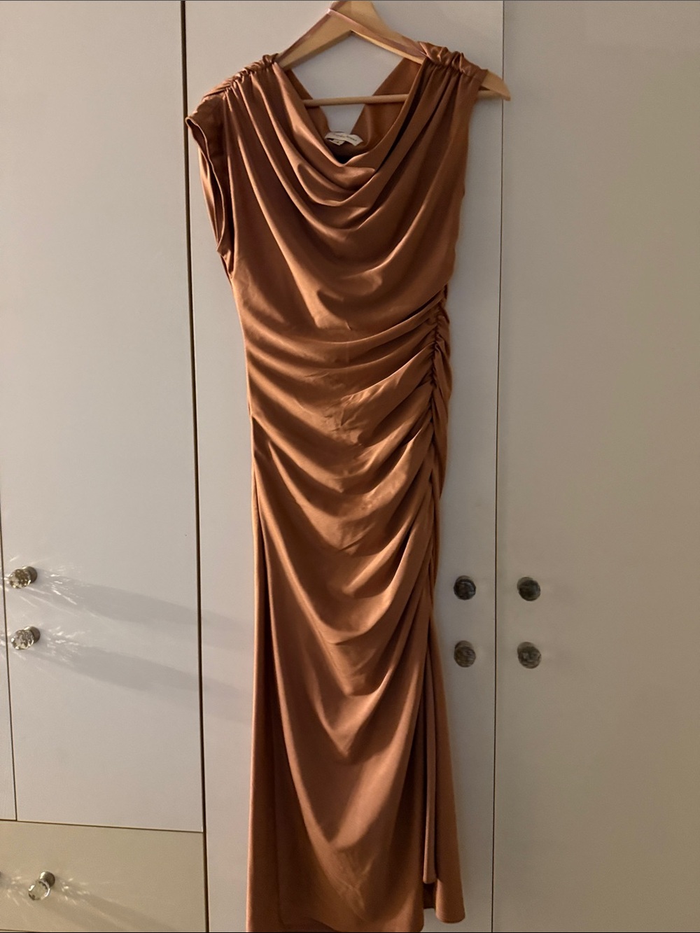 Primer Amour Drape side rouching Women’s Dress